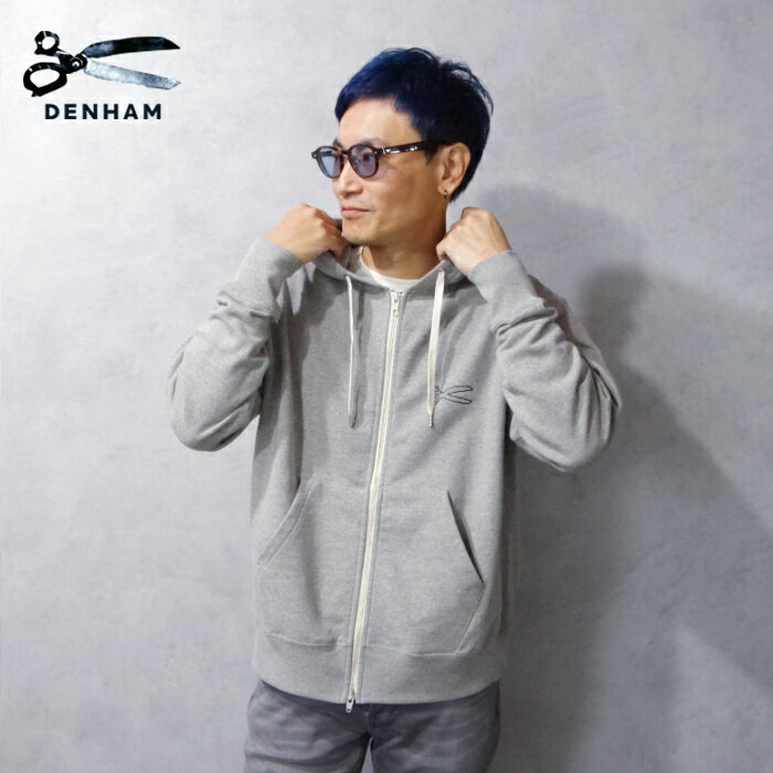 DENHAM (デンハム) CHAIN ZIP UP HOODY (1250960997/01250960997) メンズ トップス パーカー チェーン..