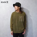 ROARK (ロアーク) SCOUT SWEATER (RKJ1050) メンズ レディース ユニセックス トップス スウェット 長袖 色落ち加工 ヴィンテージ...
