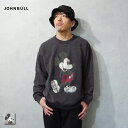 Johnbull (ジョンブル) MICKEY MOUSE プルオーバー (JT243C15) メンズ レディース ユニセックス トップス スウェット クルー ...