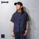 Schott(ショット) OLD HICKORY DENIM VEST (7825957001/3122067) メンズ トップス ベスト ヒッコリーデニム ス...