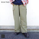 ROUGH TRADE (ラフトレード) リラックスカーゴ パンツ (211930) メンズ ボトムス パンツ 総ゴム カーゴパンツ ゆったり 裾 ドロスト ド...