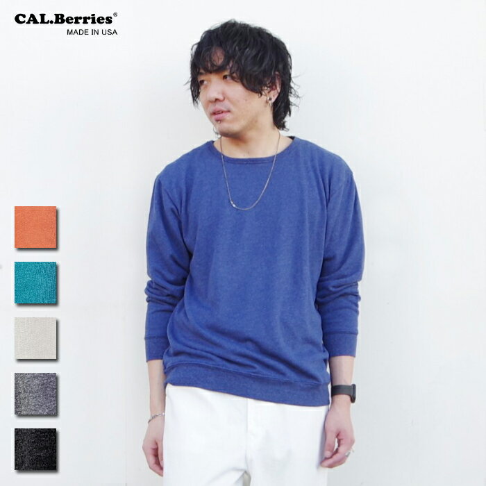 【37%OFF】CAL.Berries (カルベリーズ) CAL SUNNY CREW (35TFT002) メンズ レディース シンプル 着回し..