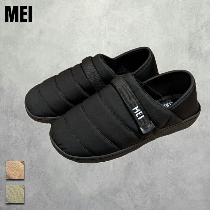 【BF40%OFF】MEI(メイ) ナカワタサンダル (MEISHM233003) メンズ サンダル カジュアル ストリート スリッポン 2way ボア モック...