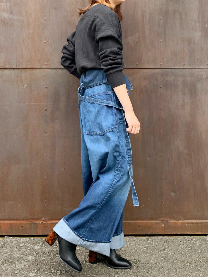 Johnbull ジョンブル パンツ SUSPENDER MARINE PANTS (ZP089-15) レディース デッキ サロペット