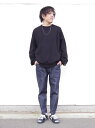 DENHAM(デンハム) FATIGUE WORK MIJSSV (1230111018) ファティーグ ワークパンツ メンズ オールシーズン ゆったり レザーパッチ 日本製　MADE in JAPAN 刺繍 2