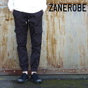 ZANEROBE(ゼインローブ) SURESHOT JPGGER (ZR733JPNR) メンズ ジャストサイズ ジョガーパンツ チノ カーゴ パンツ ブラック 落ち着き 丈感 9分丈 リブパンツ スポーティー