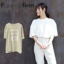 flamingo firm (フラミンゴファーム) BIG TEE (150198) レディース Tシャツ ロゴ トップス プリント 着回し シンプル インナー...