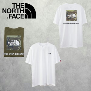 THE NORTH FACE (Ρե) Square Camouflage Tee 硼 ꡼  ե顼 ƥ (NT32357)  ǥ T ˥å ۥ磻  ֥å  ͵֥ ˤ⥪ 㥹ȥ åץ ڥ