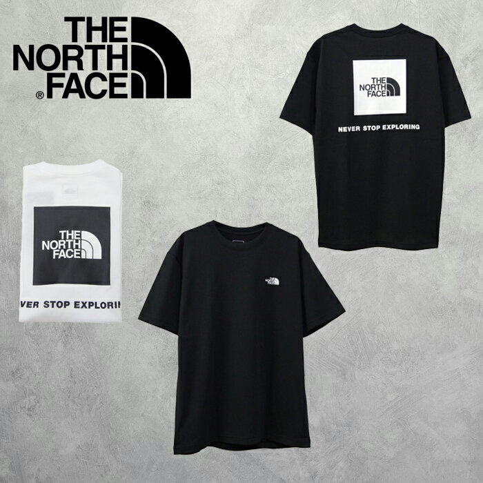 THE NORTH FACE (ザノースフェイス) Back Square Logo Tee ショート スリーブ バック スクエアー ロゴ ティー (NT32350) メンズ レディース Tシャツ ユニセックス ホワイト 白 ブラック 黒 人気ブランド 女性にもオススメ ジャストサイズ カップル ペア