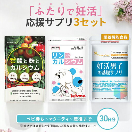 妊活応援セット 葉酸と鉄とカルシウム 妊活男子の基礎サプリ リン酸とカルシウム ふたり妊活 妊活応援セット 葉酸と鉄とカルシウム 妊活男子の基礎サプリ リン酸とカルシウム ふたり妊活
