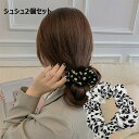 シュシュ 2個セット しゅしゅ ヘアアクセ レディース 女性送料無料 人気