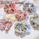 シュシュ 2個セット オーガンジー しゅしゅ ヘアアクセ レディース 女性