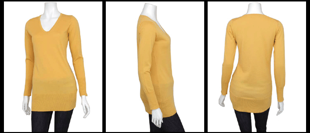 ［生産終了モデル］［在庫限定価格：12,100⇒6,600円］［送料無料：地域限定］【全7色】　UNO SPLASH ［ウノスプラッシュ］　プレミアムオーガニックコットン100％ Vネックロングニットプルオーバー　【日本製・自社工場】【着丈長め】