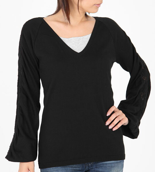 ブランド SPLASH　FAST　− High Quality Design Brand − カラー ブラック、カーキ、ブラウン 素材 【 ニット部分 】綿50％　レーヨン50％ 【 レース部分 】ナイロン95％　ポリウレタン5％ 編み 1...