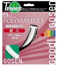 【メール便OK】GOSEN(ゴーセン) TS010 ゴーセン エフジーポリマスターI 硬式テニスガット