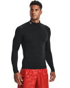 【メール便OK】UNDER ARMOUR(アンダーアーマー) 1369606 メンズ UAヒートギアアーマー ロングスリーブ シャツ モック インナーウェア