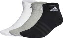 adidas(アディダス) EBL54 ジュニア メンズ レディース 3Pソックス アンクルソックス 薄手・軽量