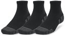 UNDER ARMOUR(アンダーアーマー) 1379510 UAパフォーマンステック クオーター ソックス 3足セット 靴下 3足組(4)