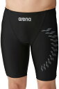 【メール便OK】2024SS ARENA(アリーナ) LAR-4301 メンズ アクアエクサ フィットネス水着 スイムスパッツ ハーフレッグ インナー付き