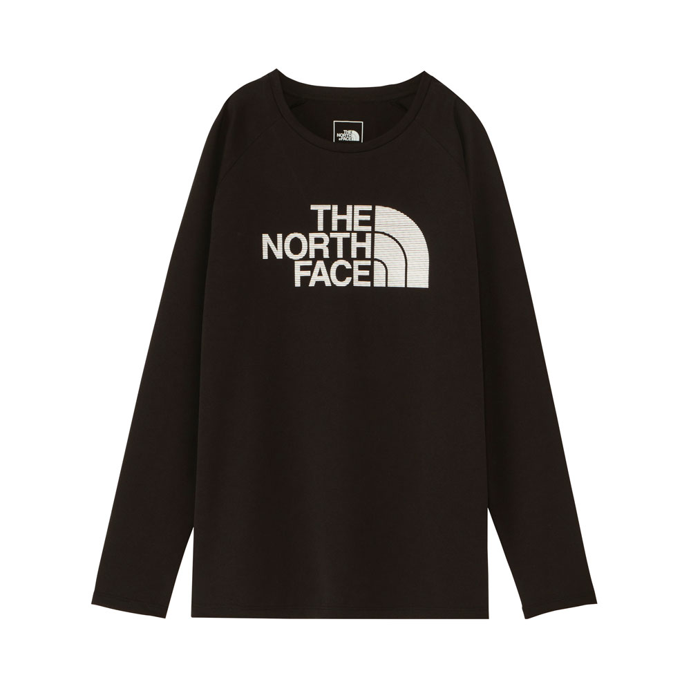 ノースフェイス 【メール便OK】THE NORTH FACE(ザ・ノースフェイス) NTW12377 レディース ロングスリーブGTDロゴクルー ランニング 長袖Tシャツ トップス