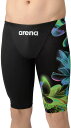【メール便OK】2025SS ARENA(アリーナ) AS5SRC21M メンズ 競泳水着 レーシングスパッツ ハーフレッグ FINA承認 WA承認 水泳