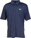【メール便OK】UNDER ARMOUR(アンダーアーマー) 1378677 UA PLAYOFF 3.0 PRINTED POLO メンズ プリントポロシャツ