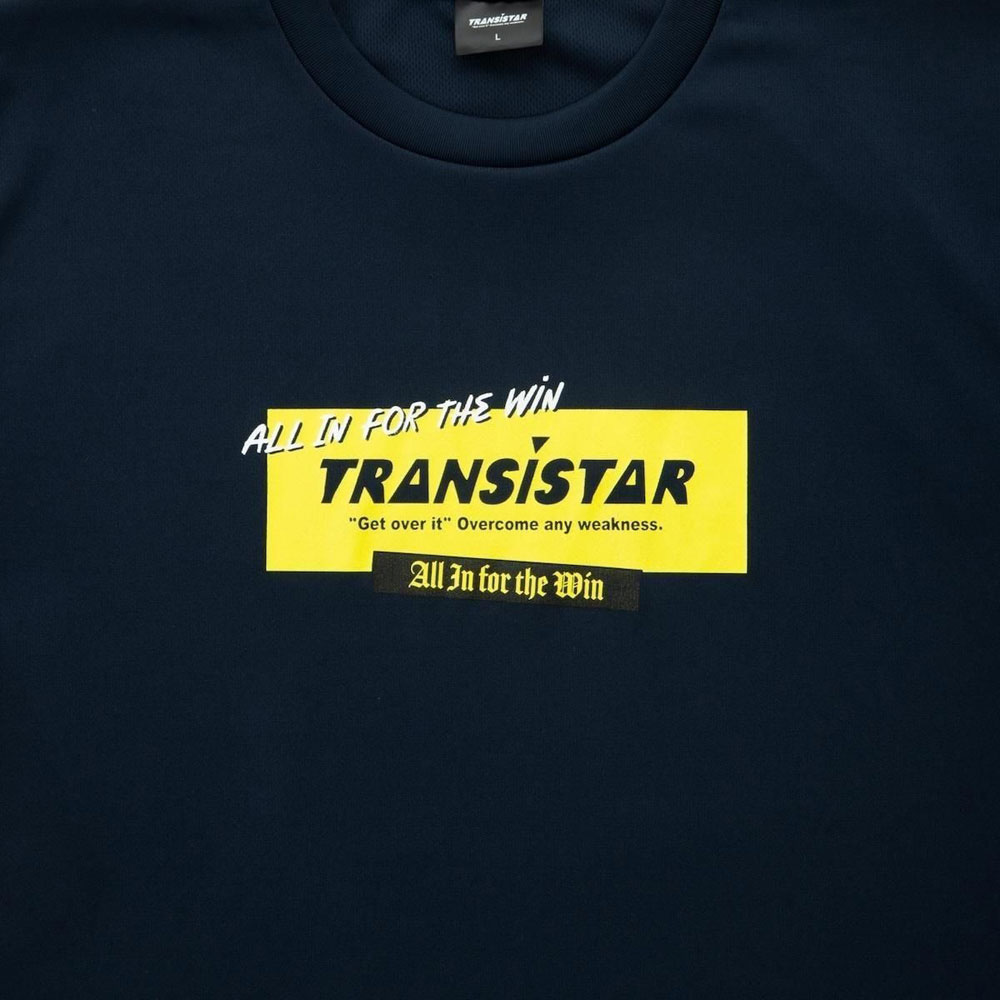メール便OK HB 半袖ドライTシャツ SLOGAN ハンドボール 半袖Tシャツ ドライ TRANSISTAR(トランジスタ) HB25TS09