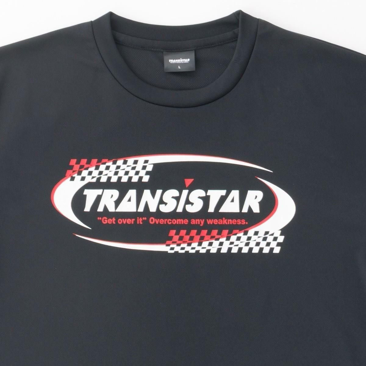 【メール便OK】トランジスタ TRANSISTAR 半袖Tシャツ ドライTシャツ CHECKER FLAG ...