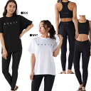 RUSTY(ラスティ) 924800 レディース フィットネスウェア 3点セット レギンス Tシャツ 水着 水陸両用 ヨガ