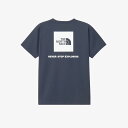 【メール便OK】THE NORTH FACE(ザ・ノース・フェイス) NTW32447 レディース ショートスリーブバックスクエアロゴティー 半袖 トップス アウトドア