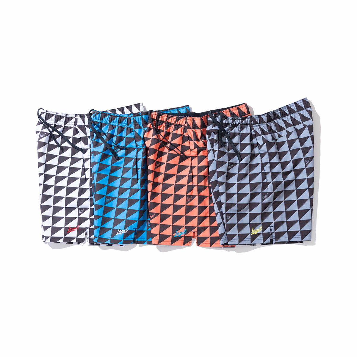 【メール便OK】ユニセックス バスケットショーツ バスケウェア バスパン FLAG 1/2 PANTS LEGIT(レジット) 2501-2002