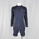 FILA(フィラ) 313285 スイムウェア 水着 フィットネス ジップ 上下セット 長袖 トレーニング シンプル