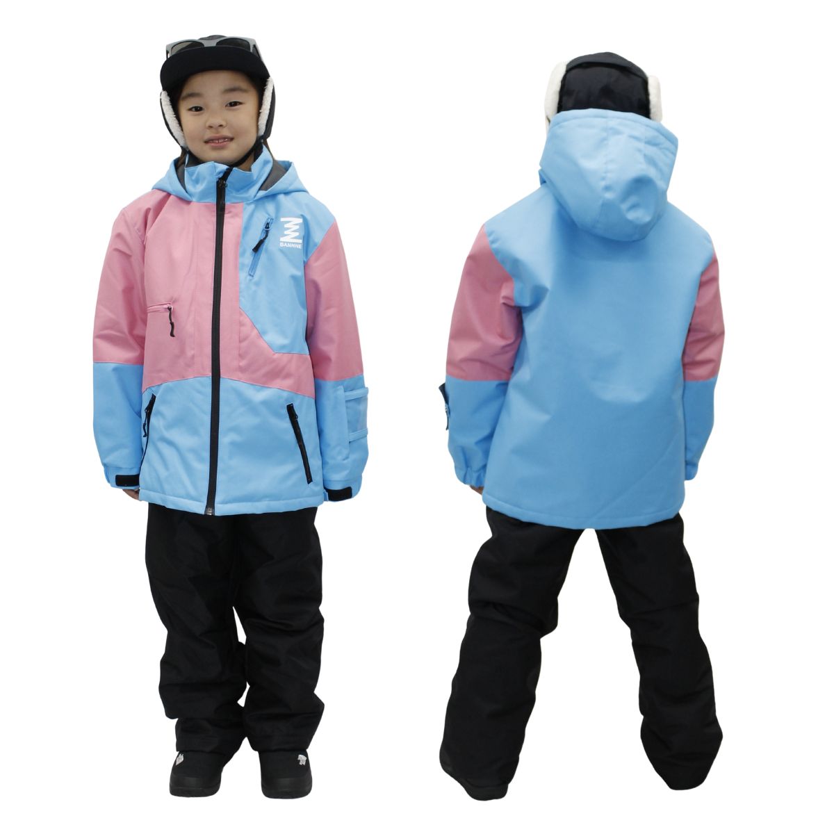楽天市場】スキーウェア キッズ（カラーブルー）の通販