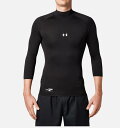【メール便OK】UNDER ARMOUR(アンダーアーマー) 1358644 UA HG ARMOUR COMP 3/4 MOCK PK メンズ インナー ベースボール