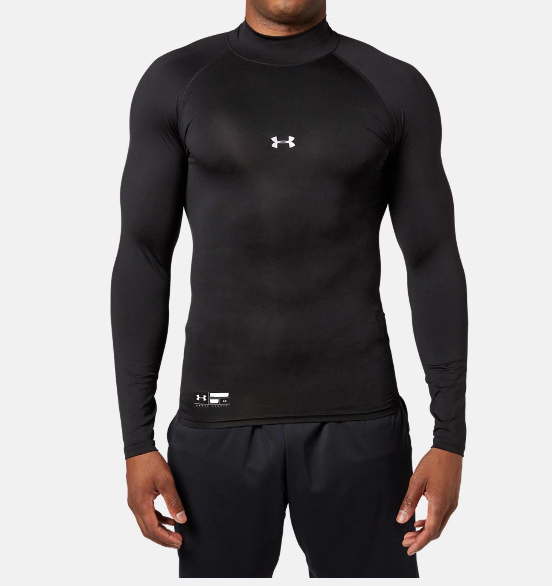 【メール便OK】UNDER ARMOUR(アンダーアーマー) 1358645 UA HG ARMOUR COMP LS MOCK PK メンズ インナー ロングスリーブ
