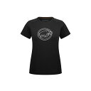 【メール便OK】MAMMUT(マムート) 1017-02022 QD ロゴ プリント レディース半袖Tシャツ トップス アウトドア カジュアル