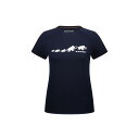【メール便OK】MAMMUT(マムート) 1017-02022 QD ロゴ プリント レディース半袖Tシャツ トップス アウトドア カジュアル