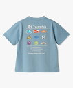 Columbia(コロンビア) PY0495 スタックブルックグラフィックショートスリーブTシャツ キッズ ジュニア 半袖 カジュアル
