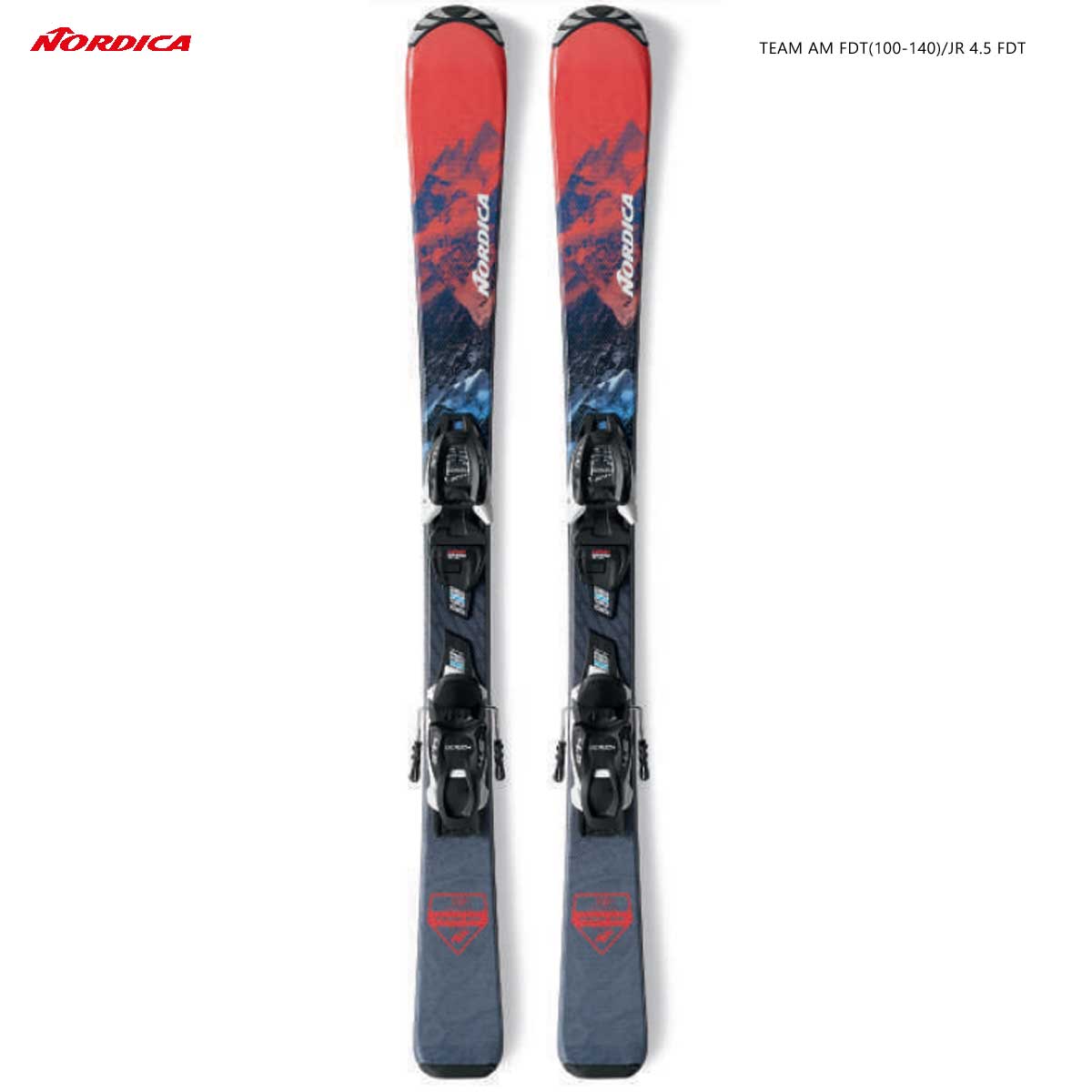 NORDICA(ノルディカ) 0A2338/0C9024MF TEAM AM FDT(100-140)/JR 4.5 FDT ジュニア スキー板セット