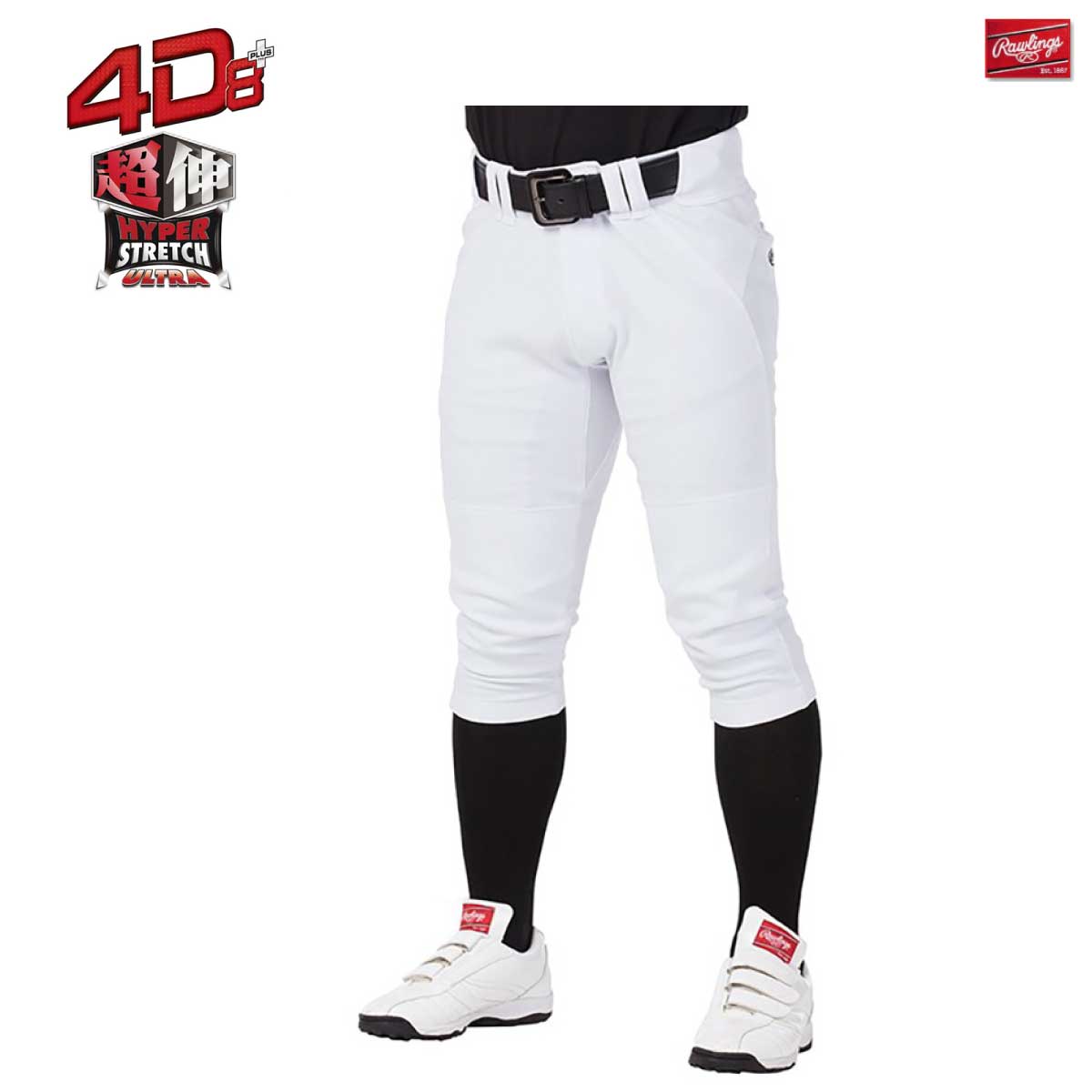 ローリングス Rawlings 4D8+PLUS ウルトラハイパーストレッチパンツ ショートフィット ユニフォームパンツ APP14S01(4.0)