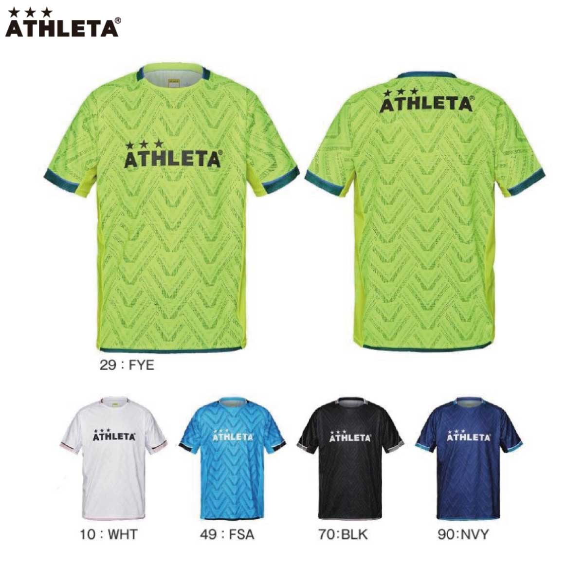 樂天商城 - 【メール便OK】アスレタ ATHLETA グラフィックプラシャツ サッカーシャツ 半袖 02417