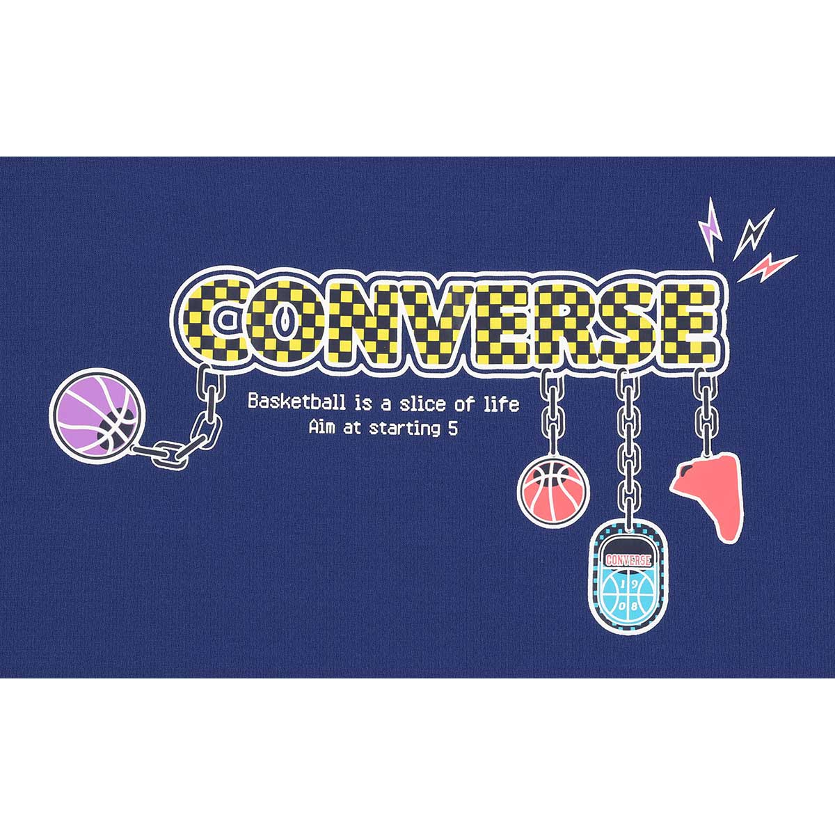 【メール便OK】コンバース CONVERSE ジュニア バスケットボールTシャツ Jr.プリン...