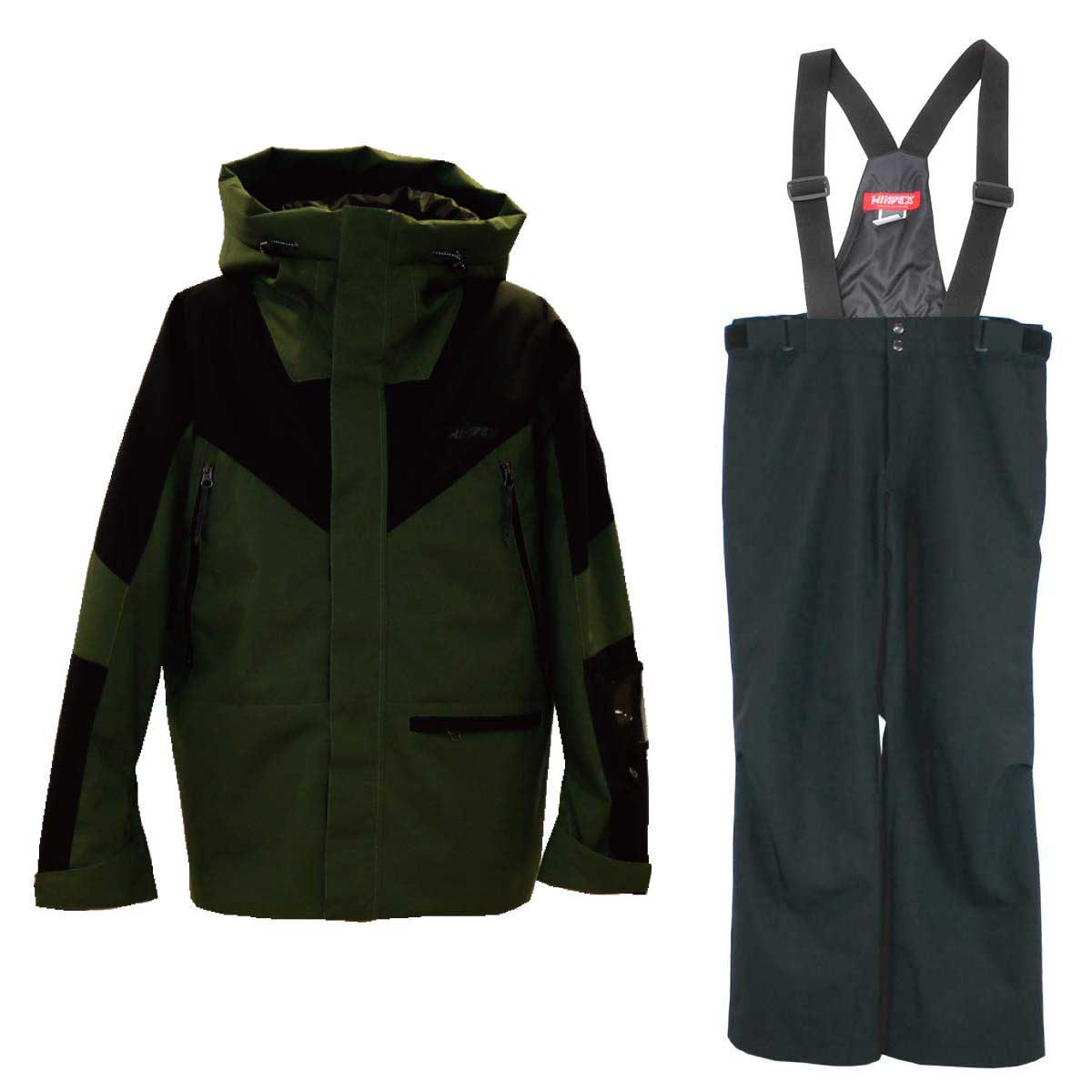 楽天市場】スキーウェア メンズ 上下セット（カラーカーキグリーン