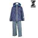 \最終クリアランス/BANNNE(バンネ) BNS72102 スキーウェア ジュニア 上下セット セットアップ シンプル 青