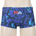 【メール便OK】RA(アールエー) RA524-BOCEN OCEAN FLOOR メンズ ボクサー 競泳トレーニング水着 水泳 練習用 スイムパンツ