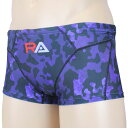 【メール便OK】RA(アールエー) RA524-BOCEN OCEAN FLOOR メンズ ボクサー 競泳トレーニング水着 水泳 練習用 スイムパンツ