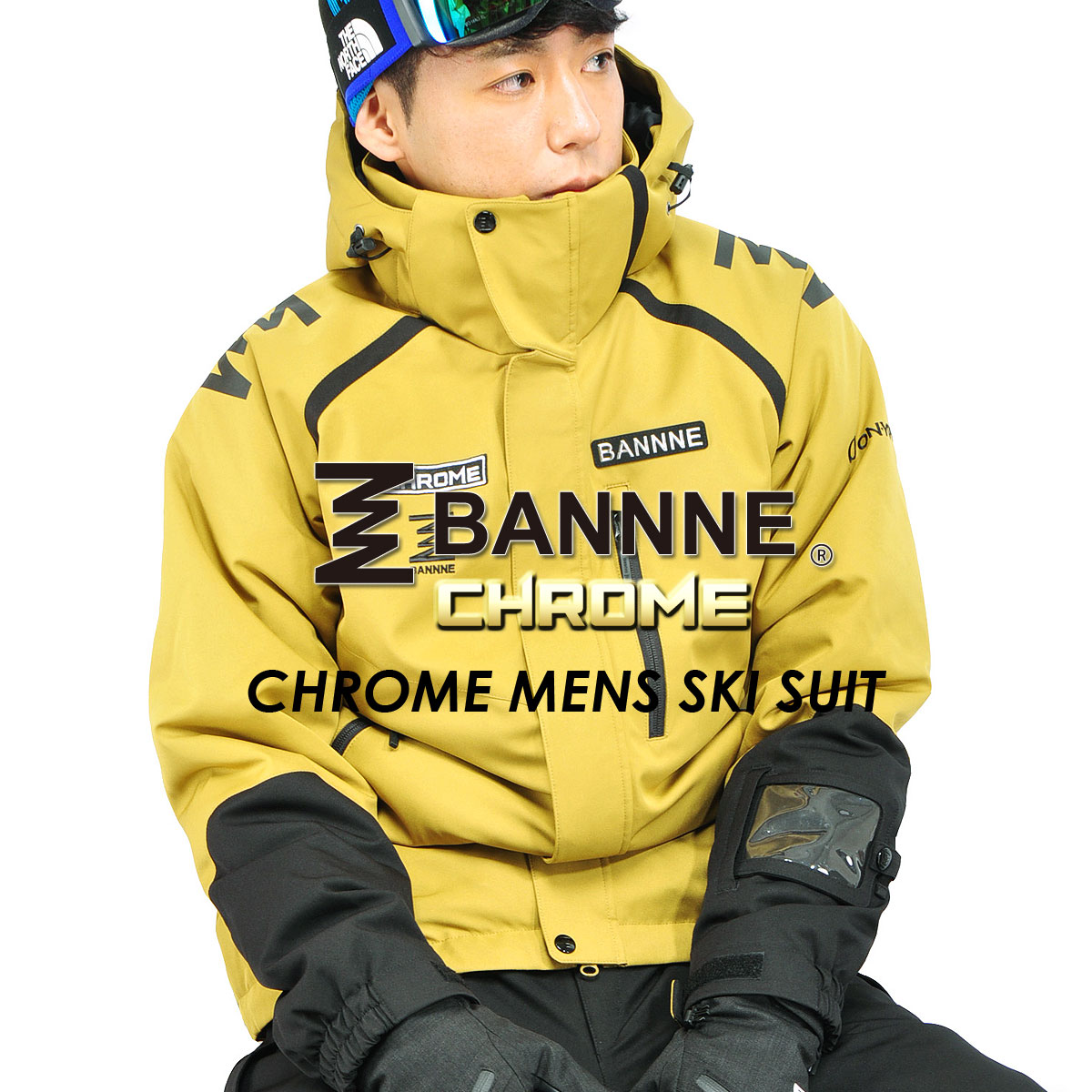 BANNNE(ol) ōXybN BNS93101 CHROME MENS SKI SUIT N[ YXL[X[c