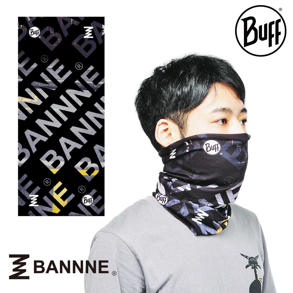 【メール便OK】BUFF BANNNE(バフ バンネ) 125333 フェイスマスク ORIGINAL CUSTOM EDITION ネック ウォーマー