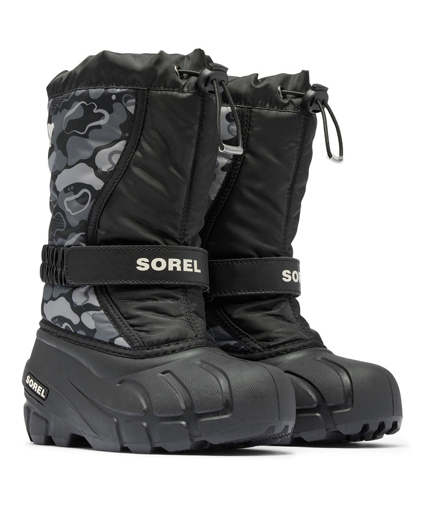 SOREL(ソレル) NY5195 キッズ ジュニア ユースフルーリーブーツ プリント スノーブーツ 冬靴 子供用
