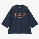 THE NORTH FACE(ザ・ノース・フェイス) NT82433 メンズ スリークォーターTNFロゴティー 七分丈 Tシャツ アウトドア カジュアル